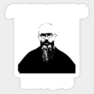 Saint Maximillian Kolbe Metal Hardcore Punk Gothic Sticker